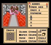 une photo d'Ã©cran de Shadowgate sur Nintendo Nes